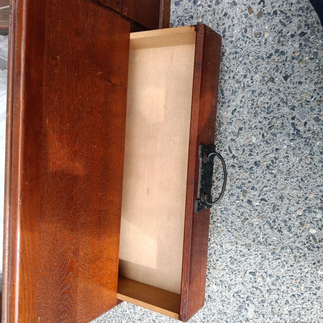 火鉢 江戸長火鉢 木製 囲炉裏 レトロ 古民家 灰付き