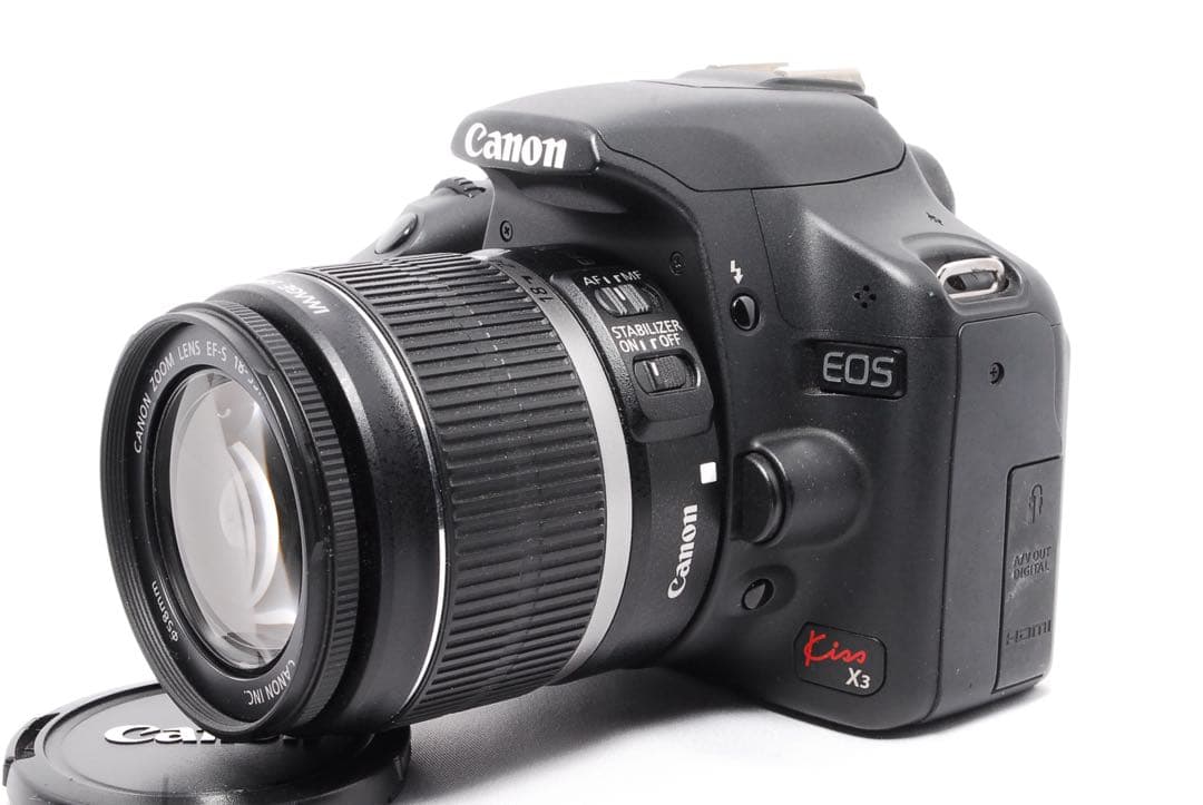 すぐ使える◆Canon Kiss X3◆初心者セット◆手ぶれ補正◆一眼レフカメラ