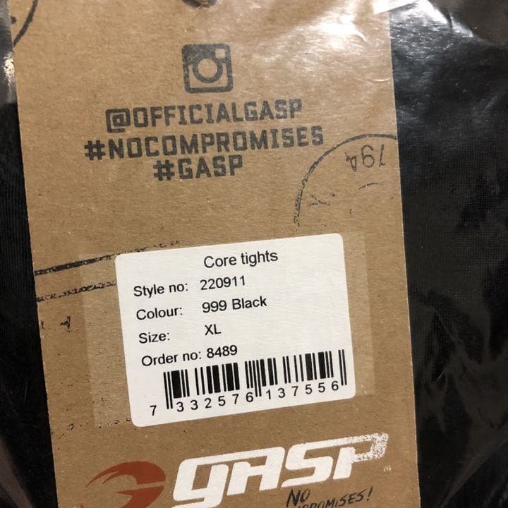 gasp コアタイツ　ブラック　XL