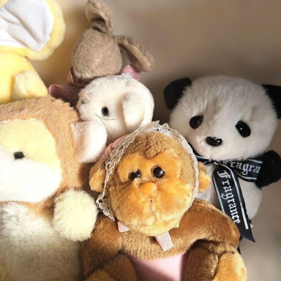 お得 昭和 レトロ ぬいぐるみ 人形 まとめ売り　セット 動物 玩具