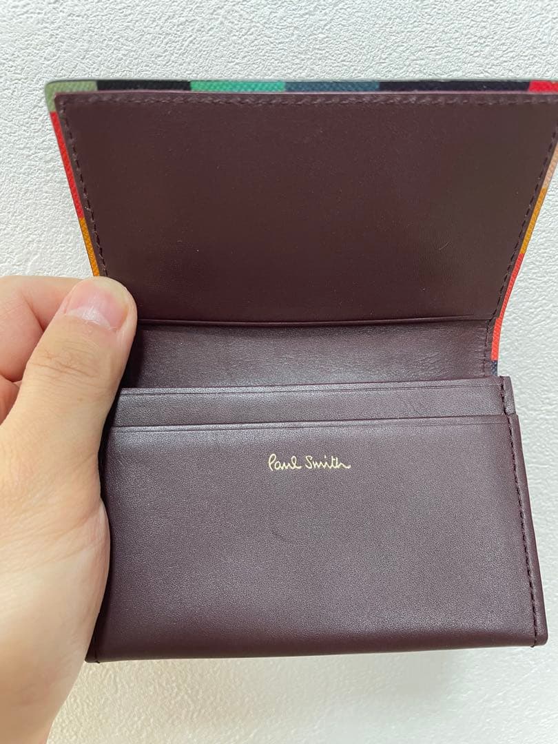 【超美品】Paul Smith 名刺入れ ダークブラウン