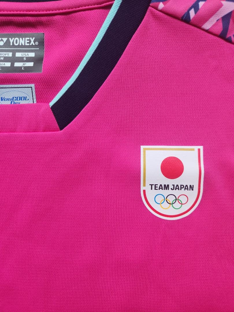YONEX選手支給非売品 日本代表着用モデル 五輪ノースリーブシャツ桃田賢斗