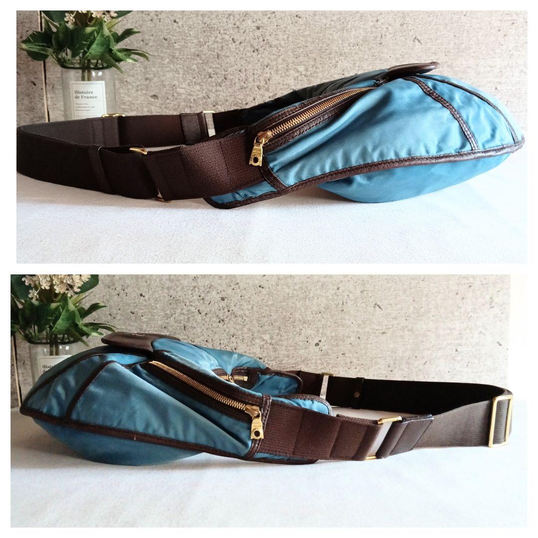 美品 ハンティングワールド ナイロン ショルダーバッグ 鞄 レディース メンズ