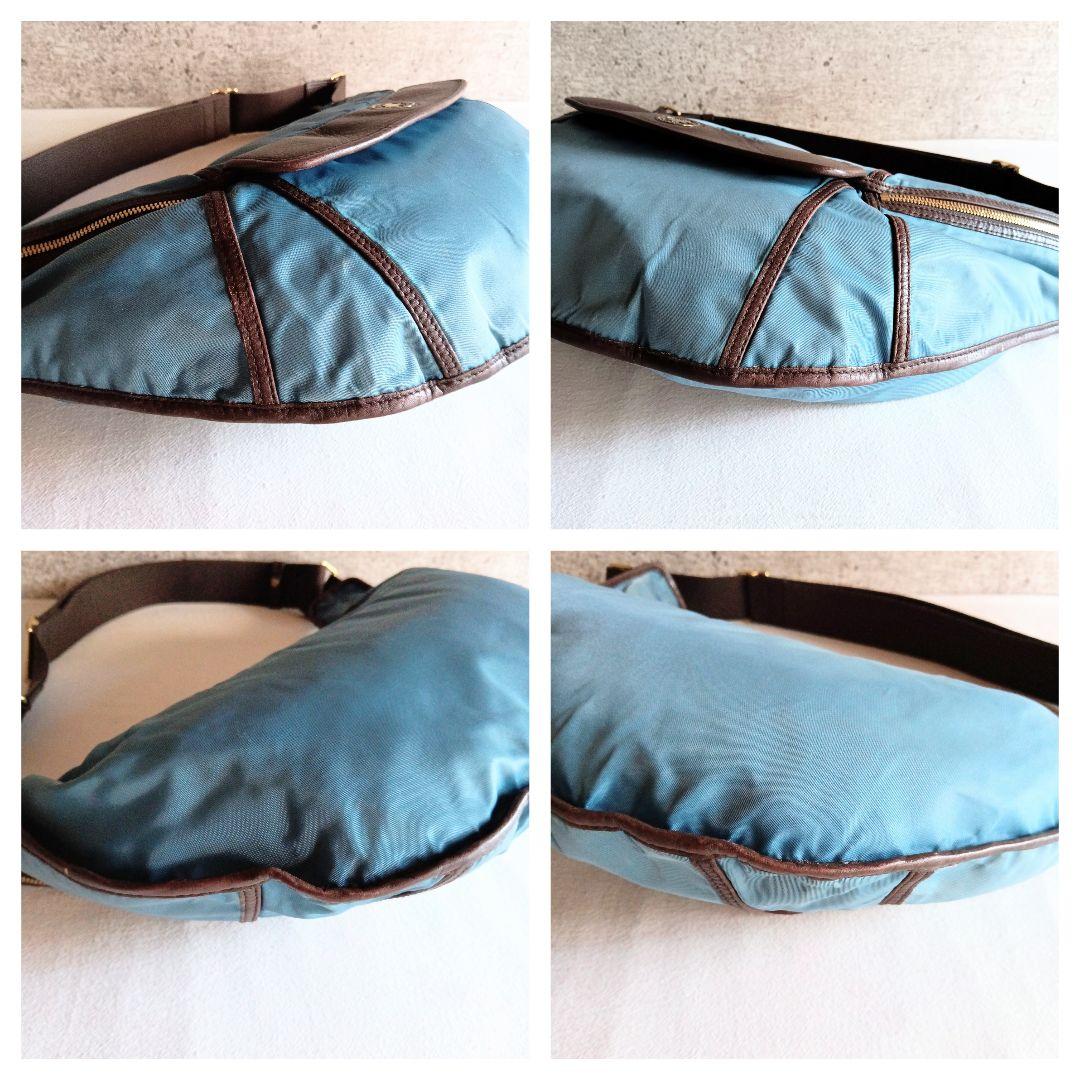 美品 ハンティングワールド ナイロン ショルダーバッグ 鞄 レディース メンズ