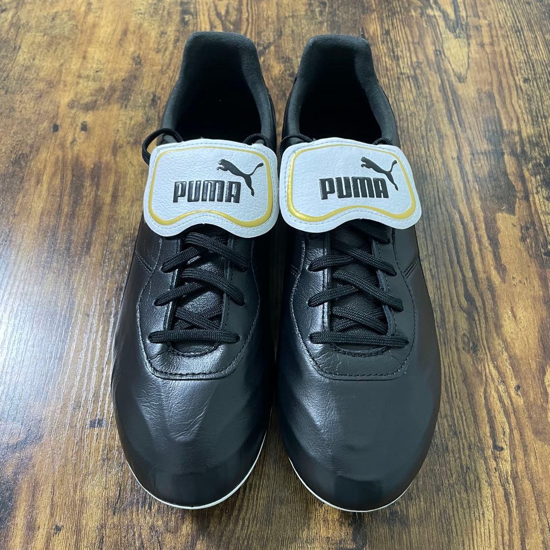 プーマ　プーマキング トップ FG　29cm　ブラック　スパイク　箱タグ無し