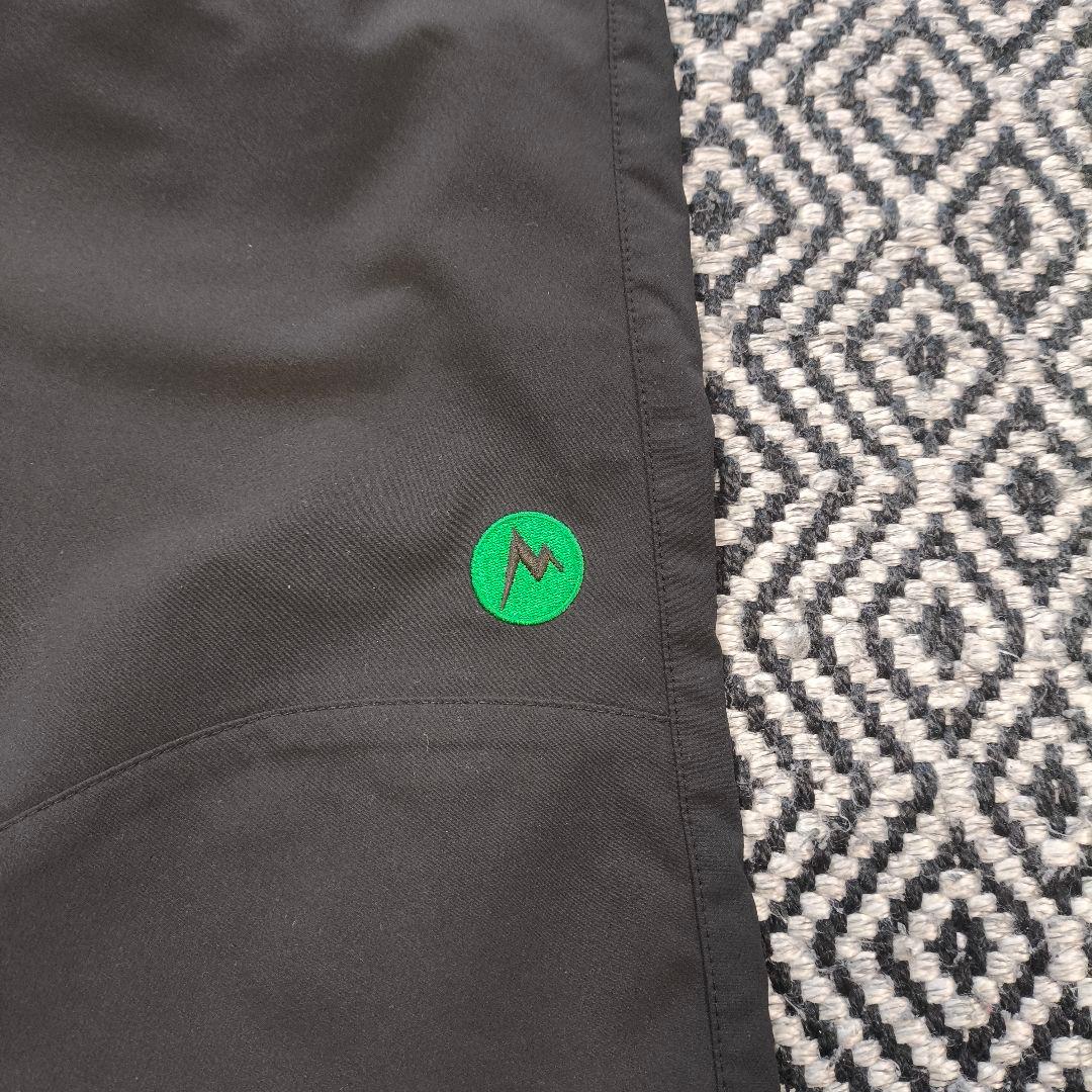 未使用　ビームスゴルフ　マーモット　パンツ　ブラック　グリーン　Sサイズ