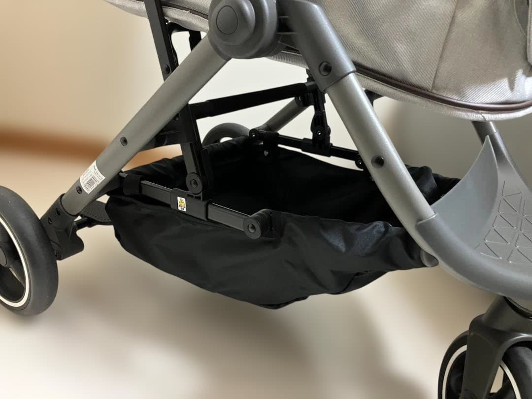 コムペット ルルテイル ラバーロックグレー 3輪ペットカート 中型犬・小型犬