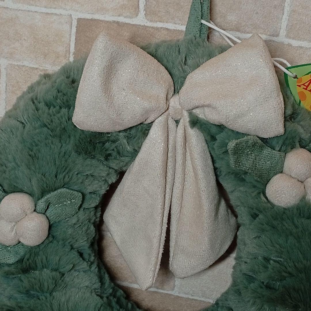  Gold Wreath クリスマスリース インテリアぬいぐるみ