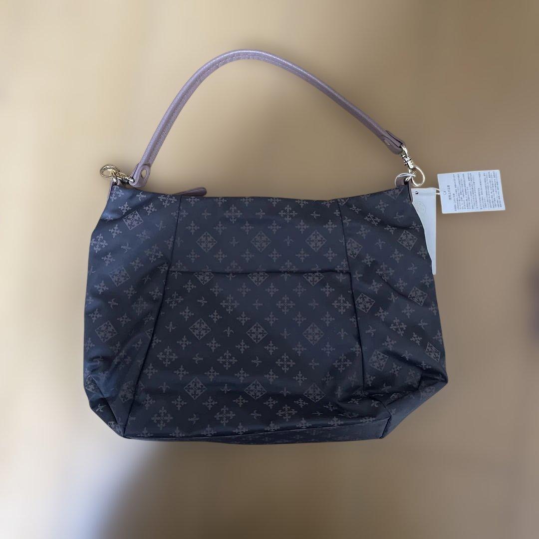 russet 2wayバッグ　グレー・ピンク