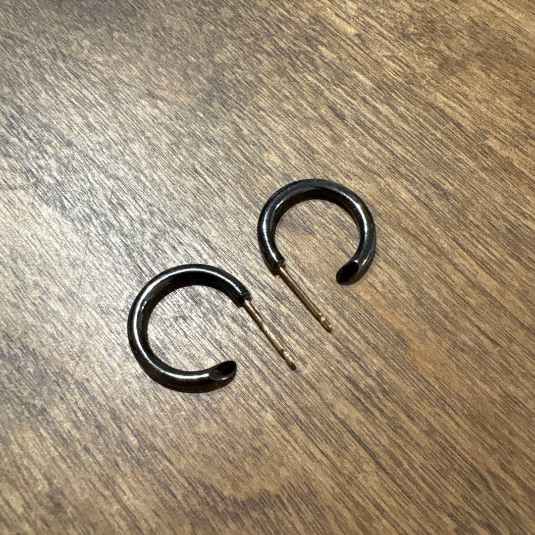 CAREERING PLACEBO ピアス ブラック