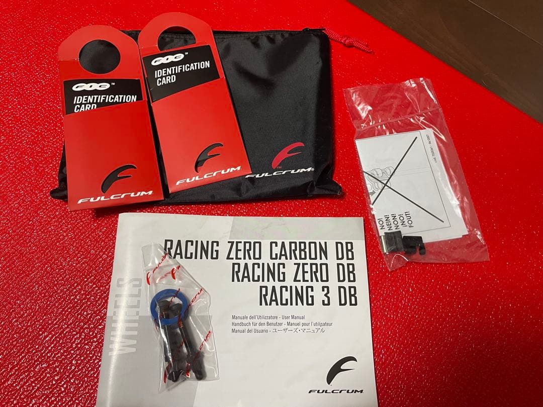 タイヤ付　終値（美品）FULCRUM Racing ZERO CMPTZN DB