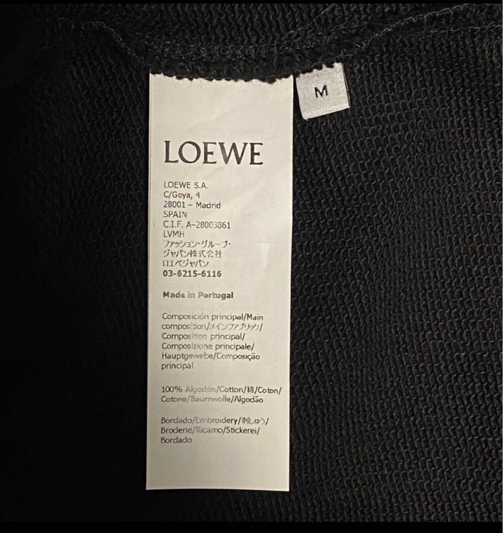 LOEWE アナグラム レギュラーフィット　スウェットシャツ　Mサイズ