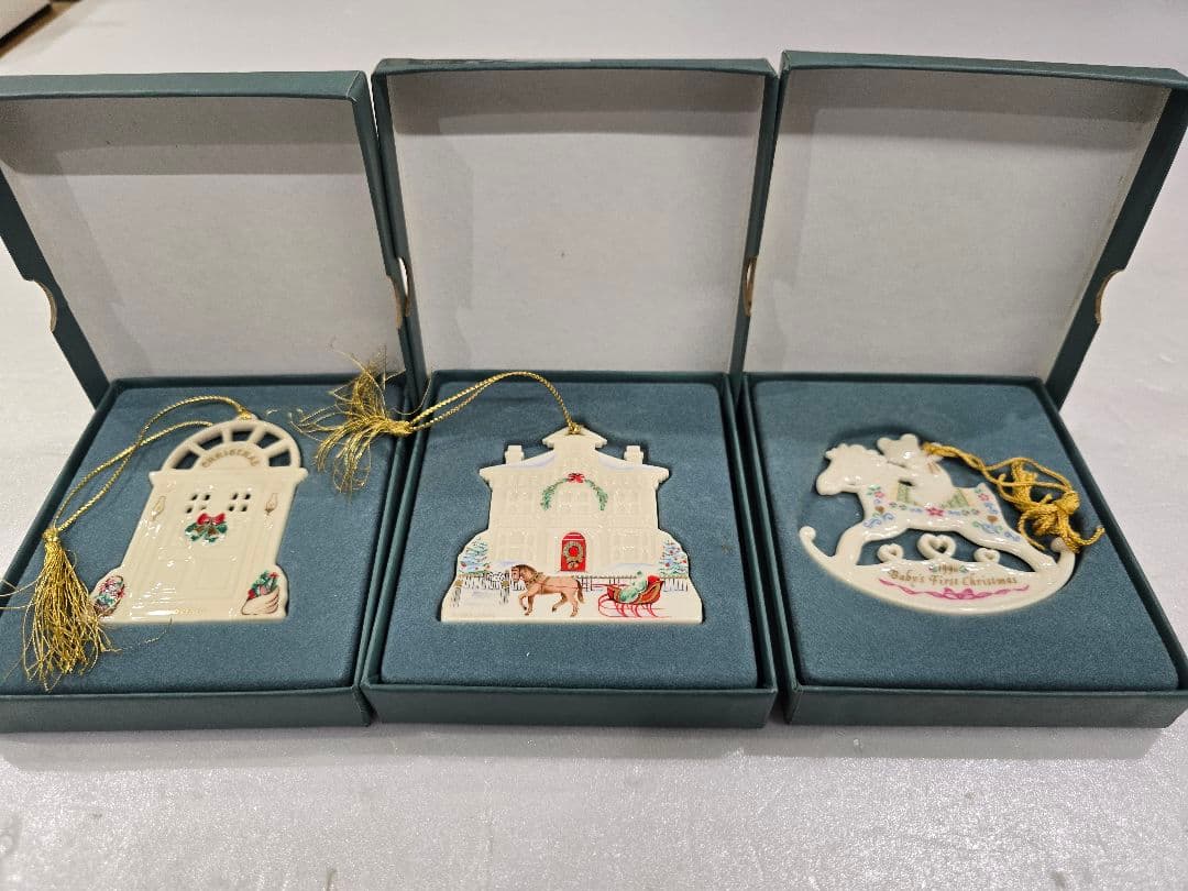 MT579 レノックス LENOX オーナメント クリスマスなど 3個セット