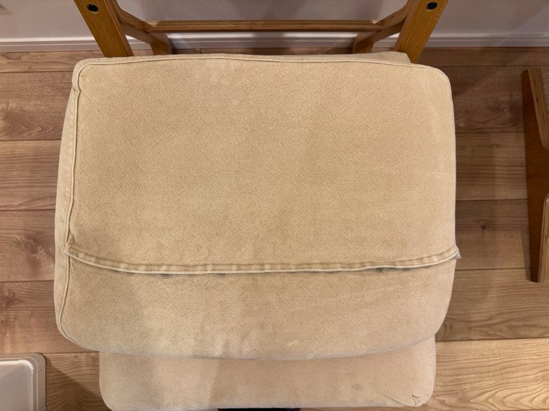 無印良品 MUJI オーク材 リビングでもダイニングでもつかえるソファチェア