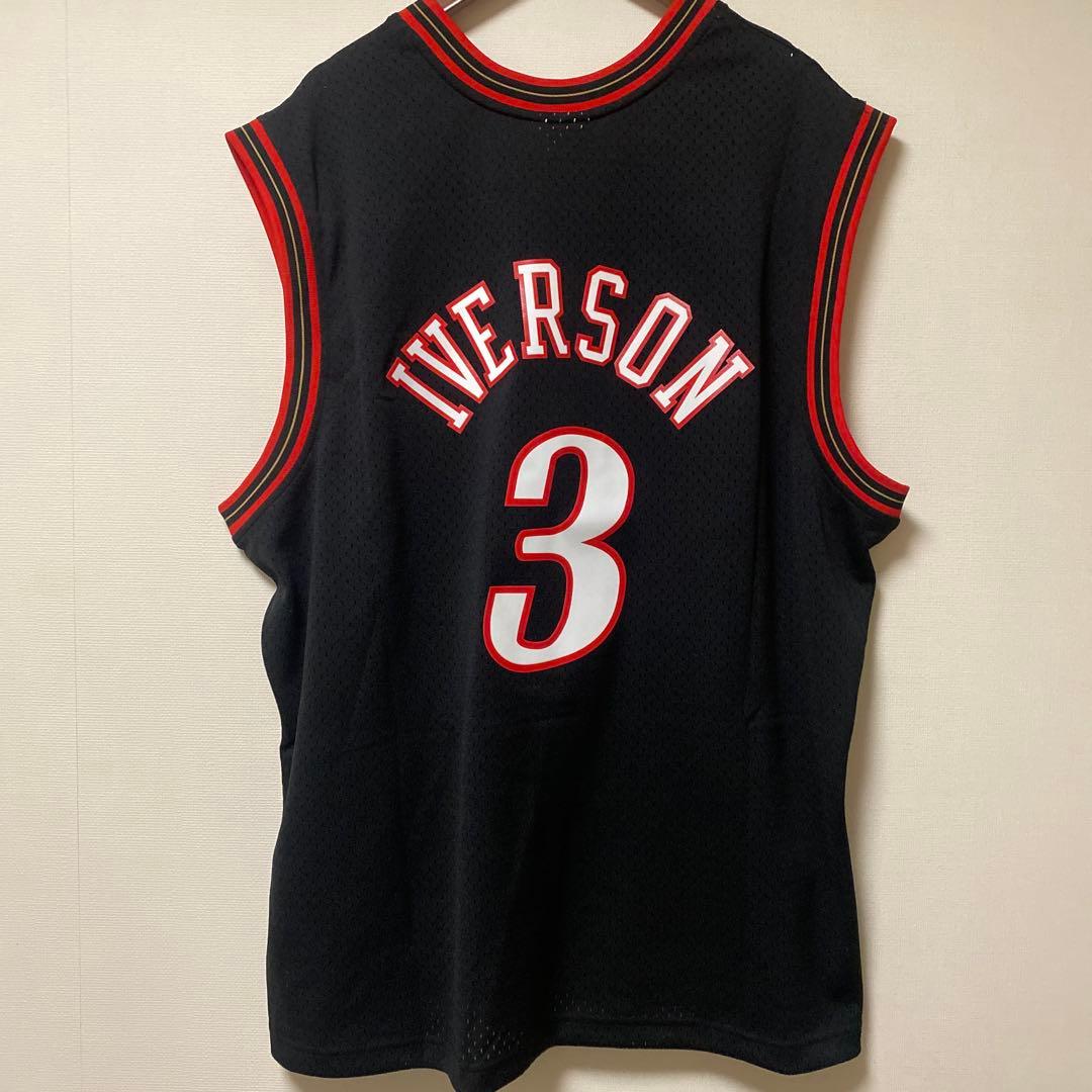 新品未使用 mitchell&ness SIXERS IVERSON 2XL