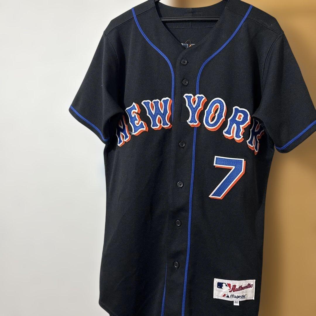 NEW YORK Mets ユニフォーム 7 Majestic 40