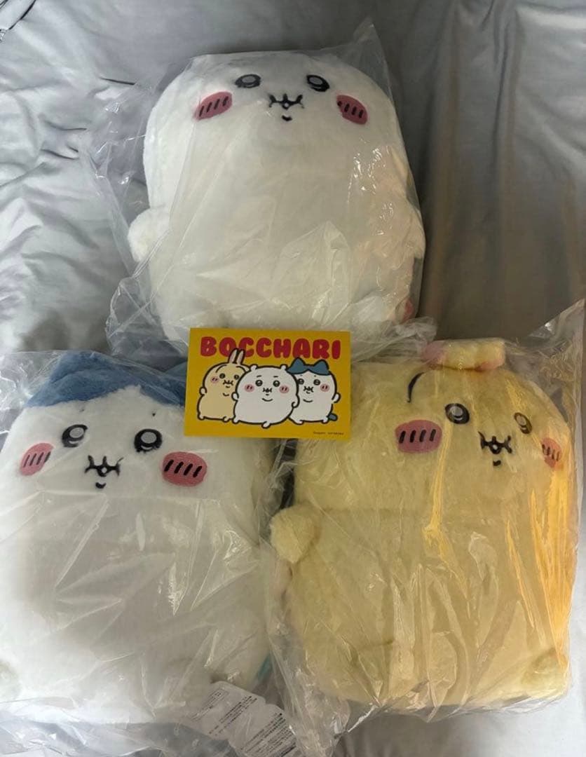 ぼっちゃり　ちいかわ　抱っこぬいぐるみ3種類セット　ぬいぐるみ　ぽっちゃり