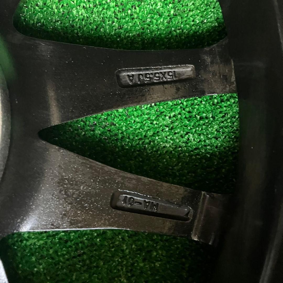 送料込み 175/65R15 スタッドレスタイヤアルミホイール4本 フィットHV