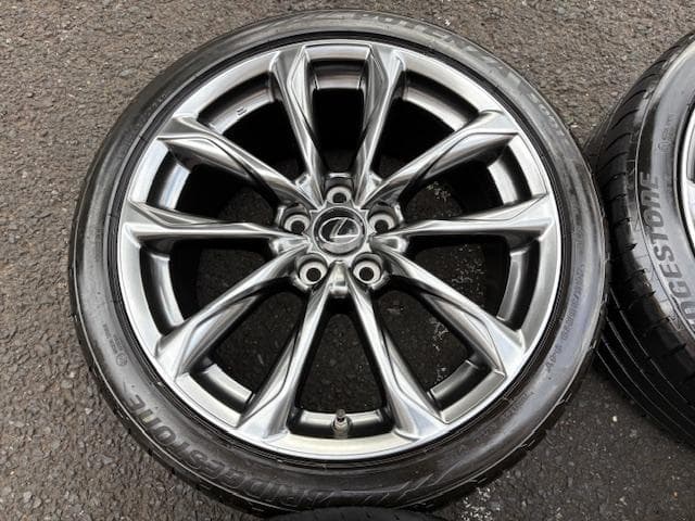 美品！レクサス RC 後期 Fスポーツ純正 19インチ IS、流用などに