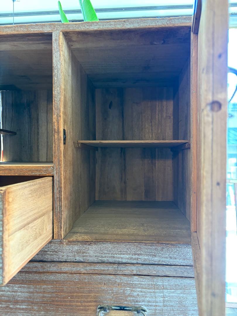 桐箪笥 アンティーク 和　日本箪笥 古家具 時代箪笥 収納棚 無垢材6段引出し