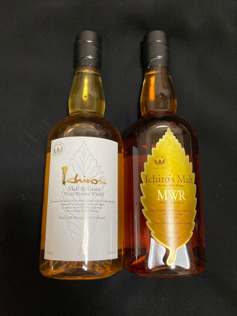 箱付き　イチローズモルト ミズナラウッドリザーブ MWR＋モルトアンドグレーン
