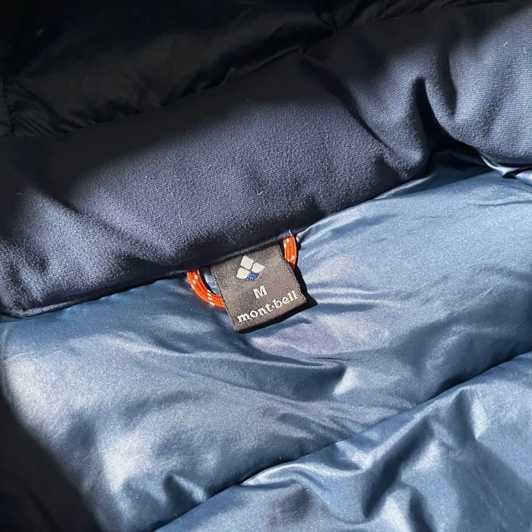 montbell ライトアルパインダウンパーカ ex800 ダウンジャケット 青