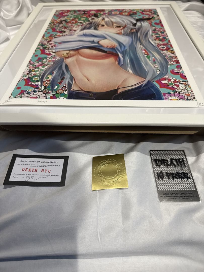世界限定100枚　DEATH NYC 女の子　現代アートポスター　村上隆
