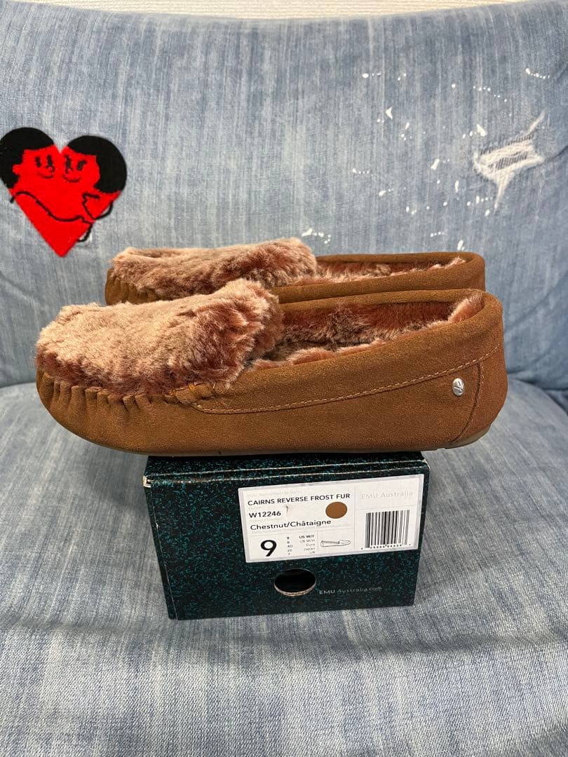 EMU Australia エミュー　ムートン　ファー　モカシン