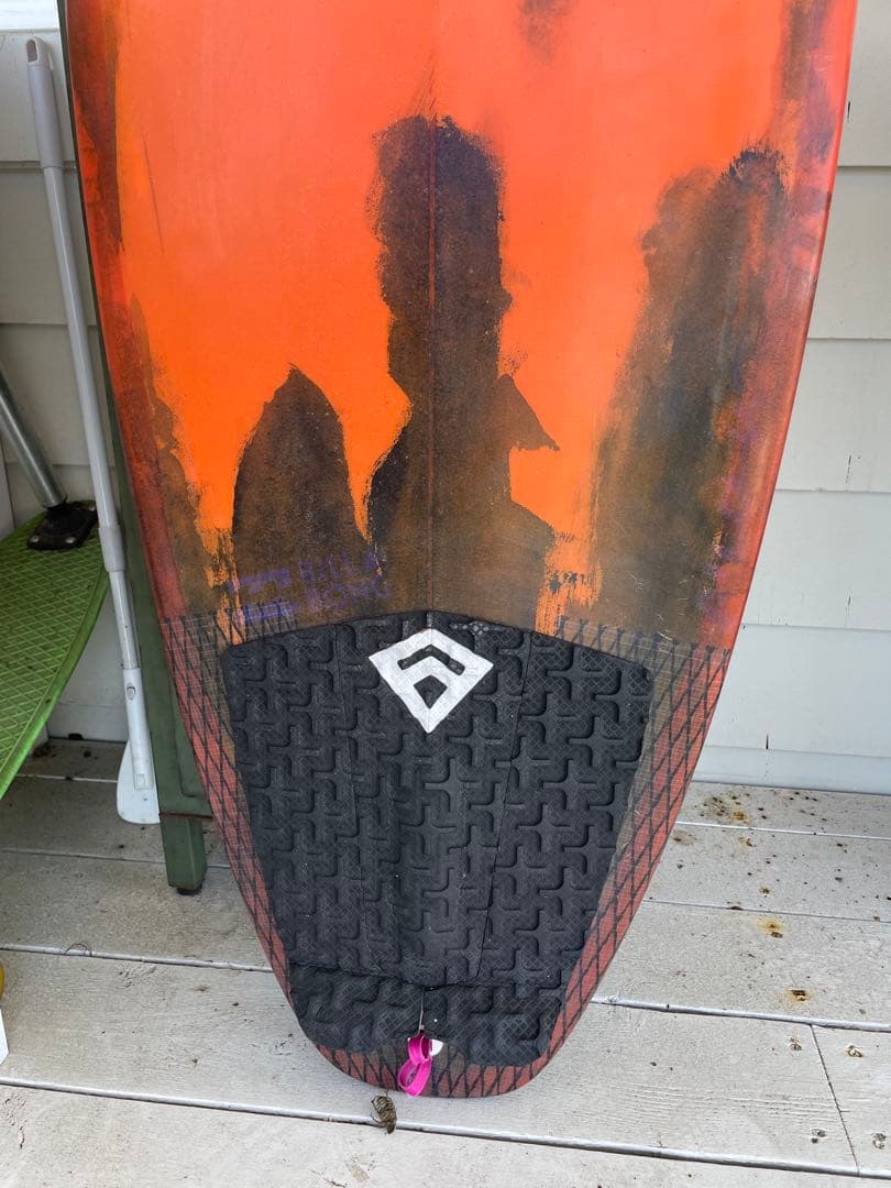 Sequence Surfboards SQ オレンジショートボード　手渡し限定