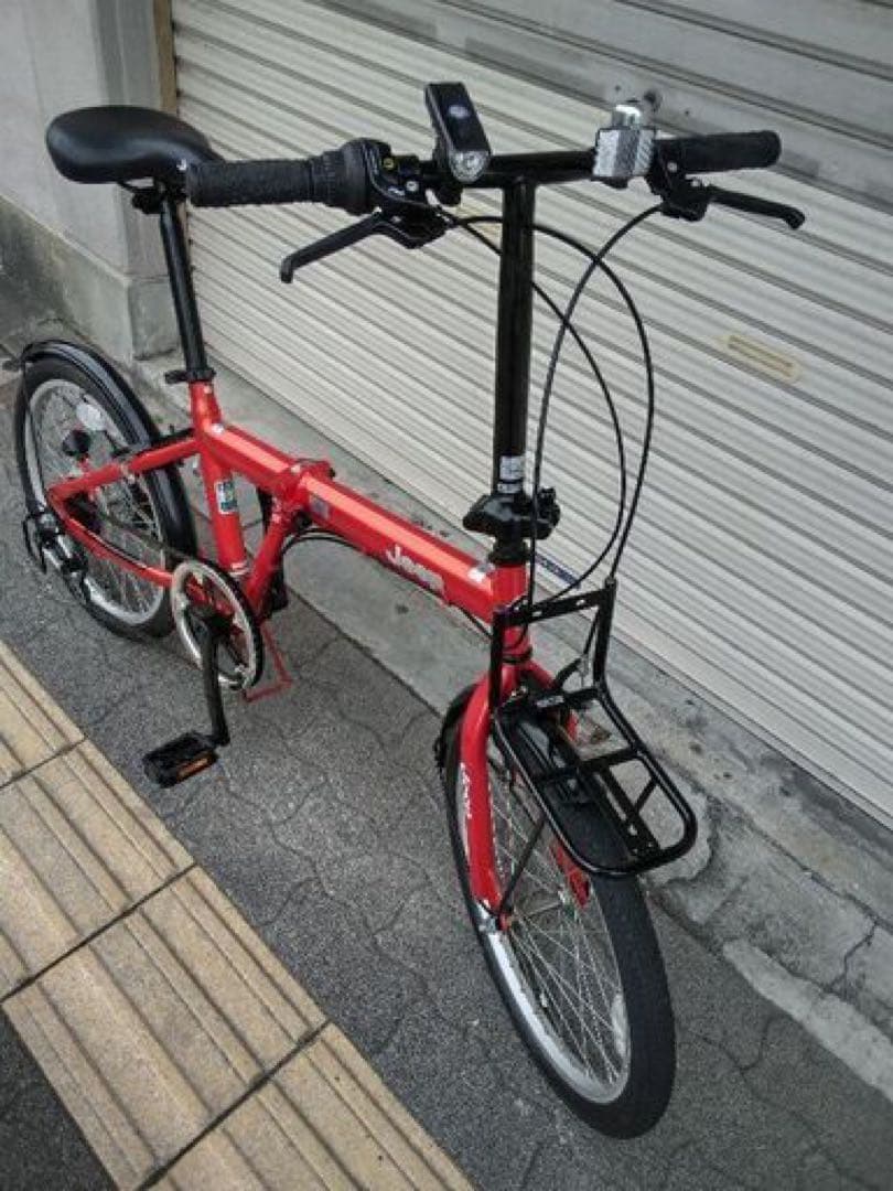Jeep[ジープ]20吋 折り畳み自転車/オレンジイエロー