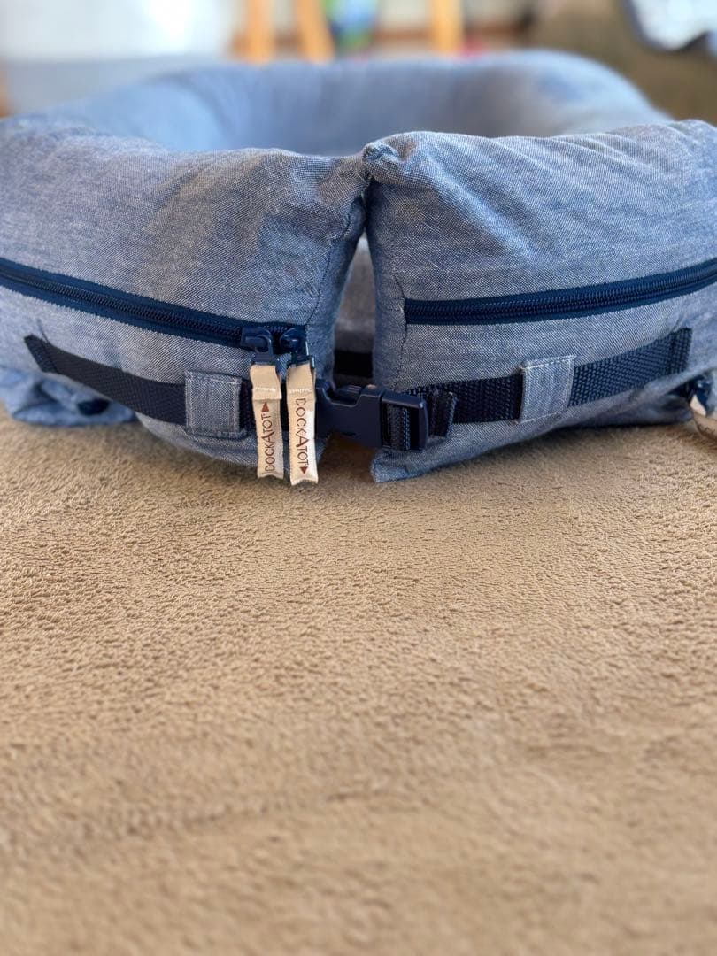 DOCKATOT DELUXE＋ドッカトット インディゴシャンブレー