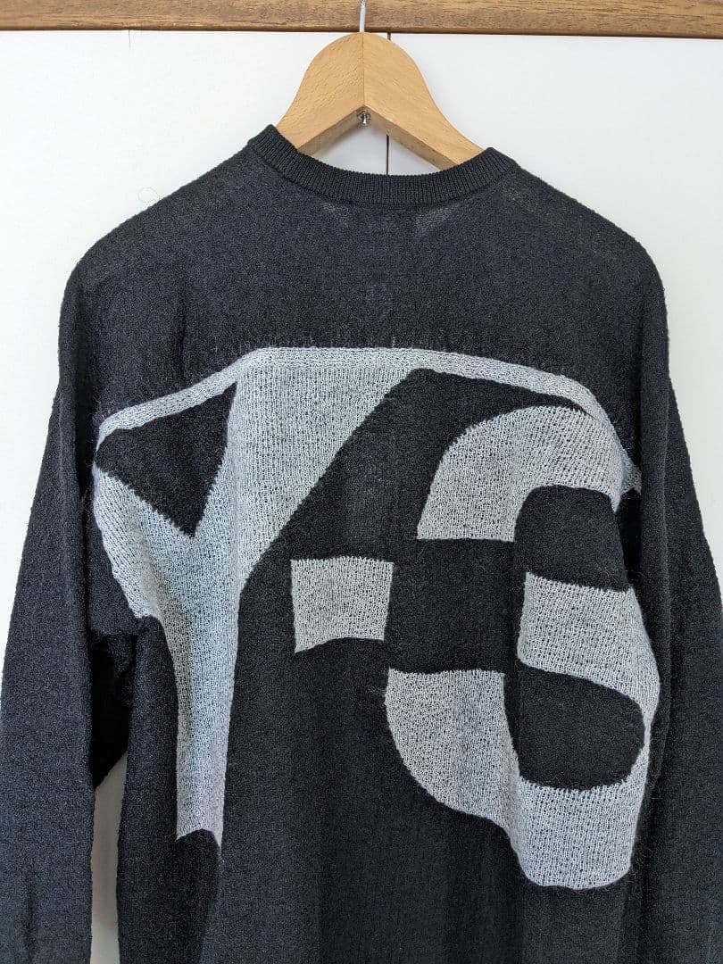 新品 Y-3 ワイスリー W CLASSIC SHEER ニット ロゴセーター