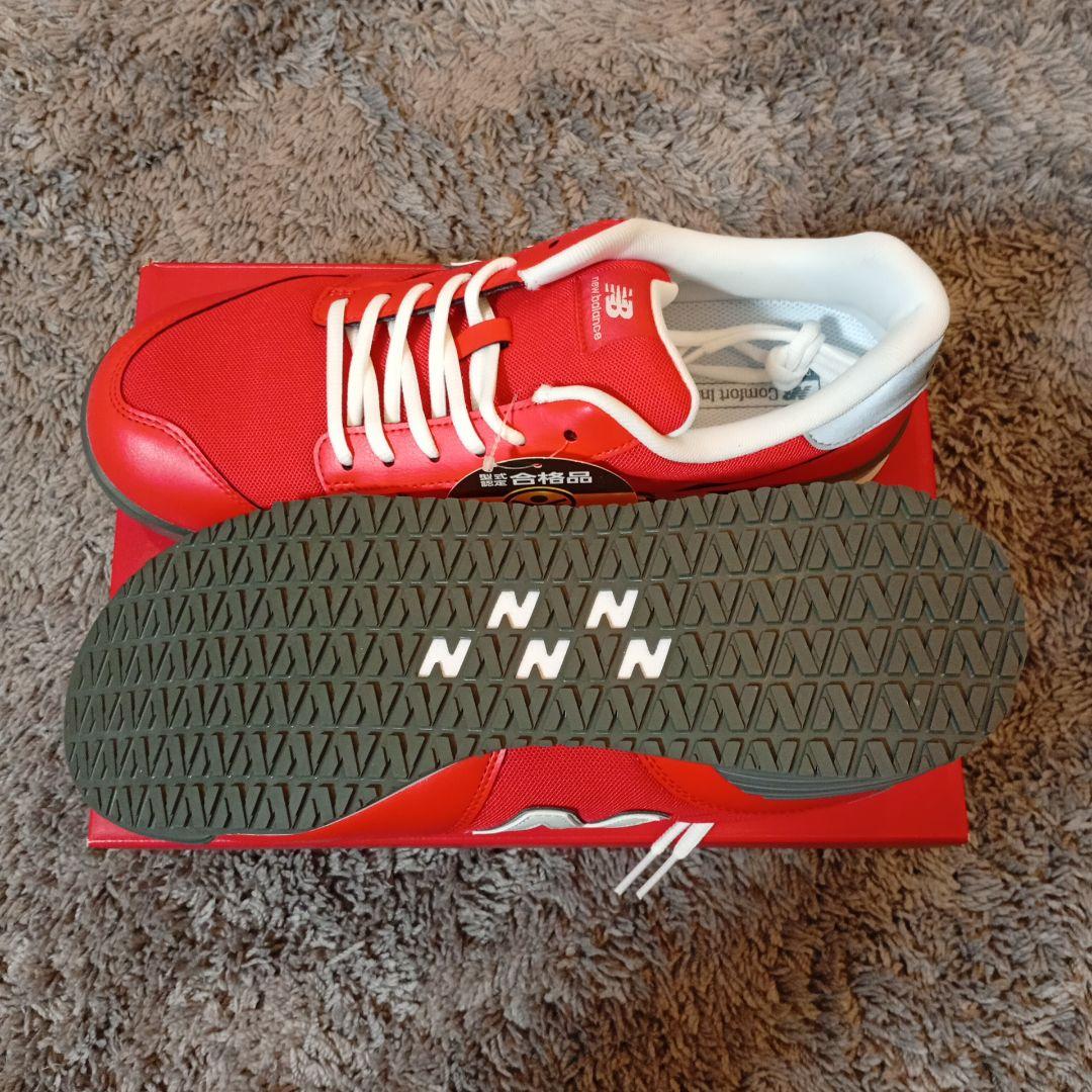 安全靴　New Balance ニューバランス　レッド 新品