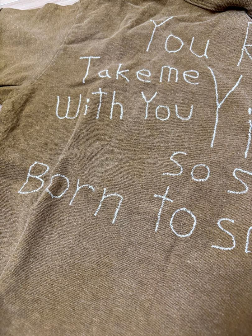 DENIMDUNGAREE×ディズニー Mickeyラクガキ刺繍used加工T