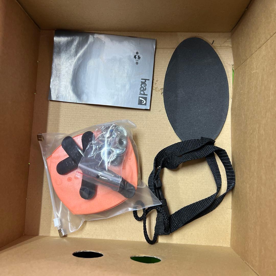 スノーボードビンディング Lサイズ オレンジ