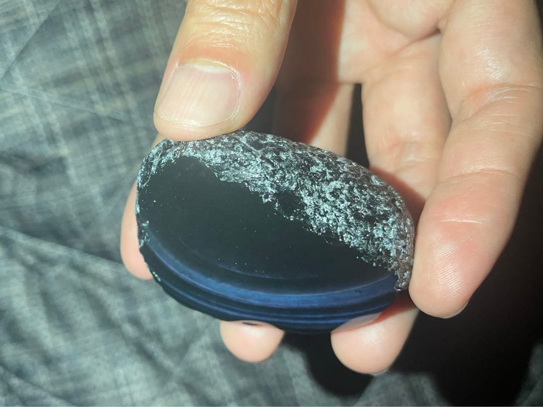 研磨品　十勝石玲瓏　ブルーレインボー　特級品