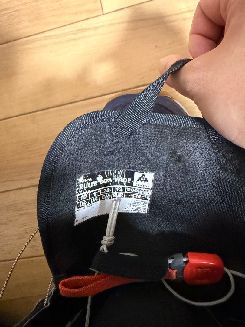 BURTON RULER BOA WIDE28.0メンズスノーボードブーツ