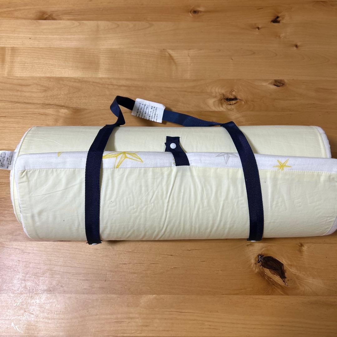 2点セット　HZDMJ メッシュカバー付ベビーベッド たまひよ　ごろ寝マット