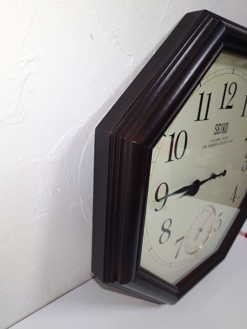 【特大】SEIKO セイコー 壁掛け時計 QUARTZ JAPAN KS421B