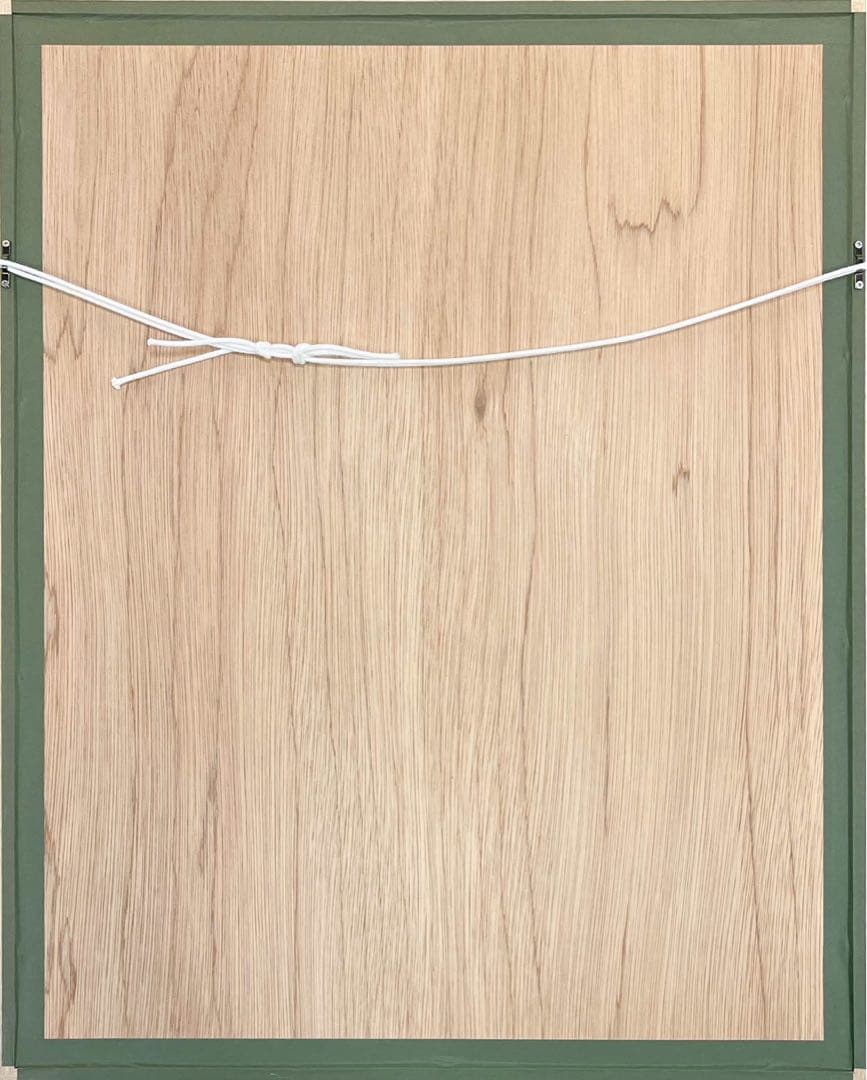 舟越桂《蒼い湖》木版画 1997年 6/30