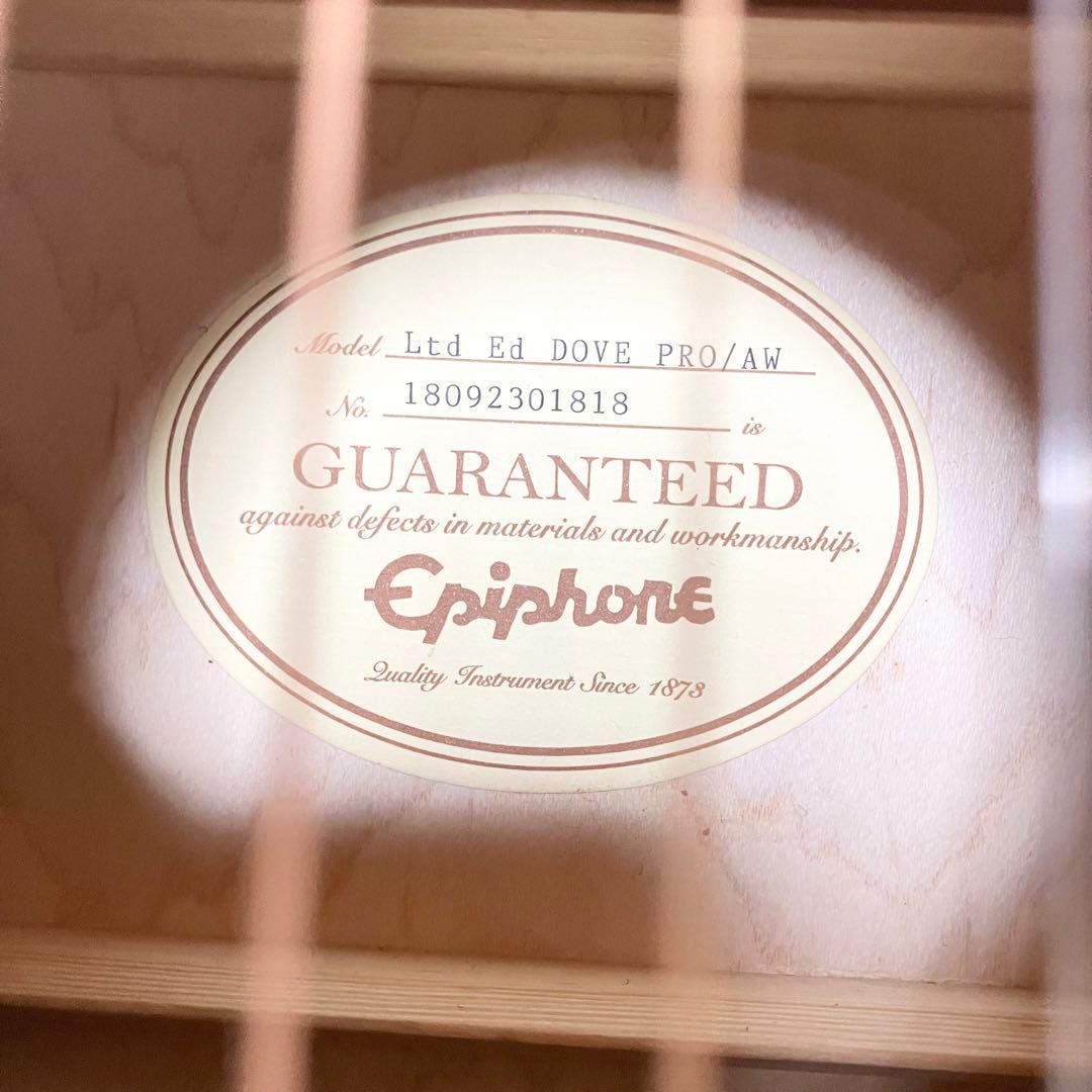 ギター Epiphone GUARANTEED Ltd ED DOVE PRO/AW