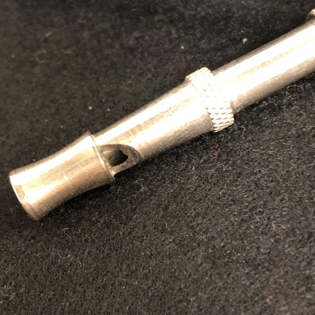 HERMES エルメス　犬笛　ドッグホイッスル　ブルージーン