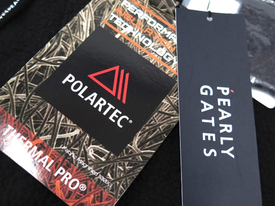 新品● パーリーゲイツ ●ポーラテック使用　キルトボア 3Dスカート　濃紺/M