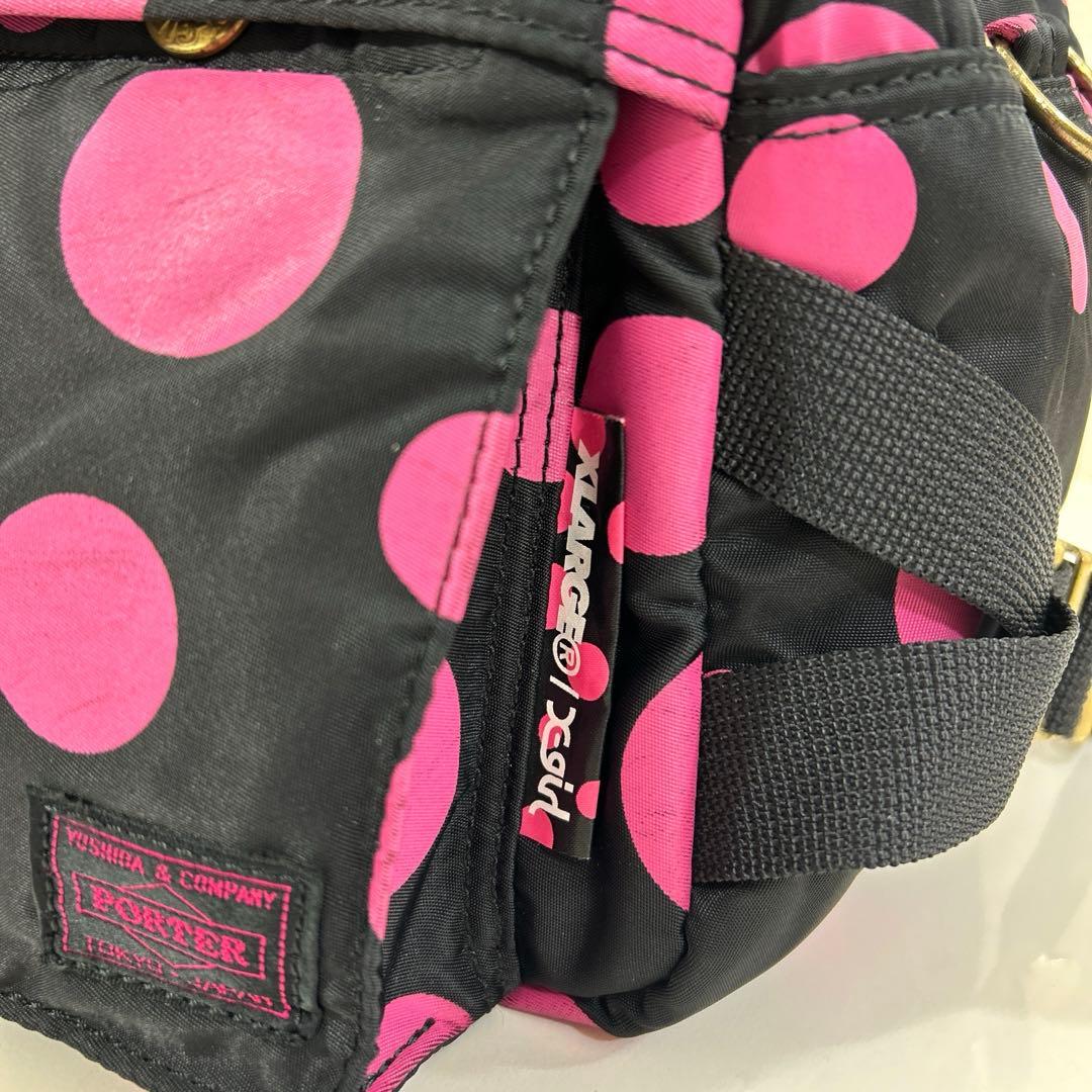 ポーター　X-girl PORTER YAYOI KUSAMA ウエストポーチ