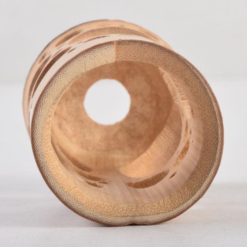 茶道具　雅楽造　水玉竹籠　巾筒　茶巾筒　共箱　V　9226