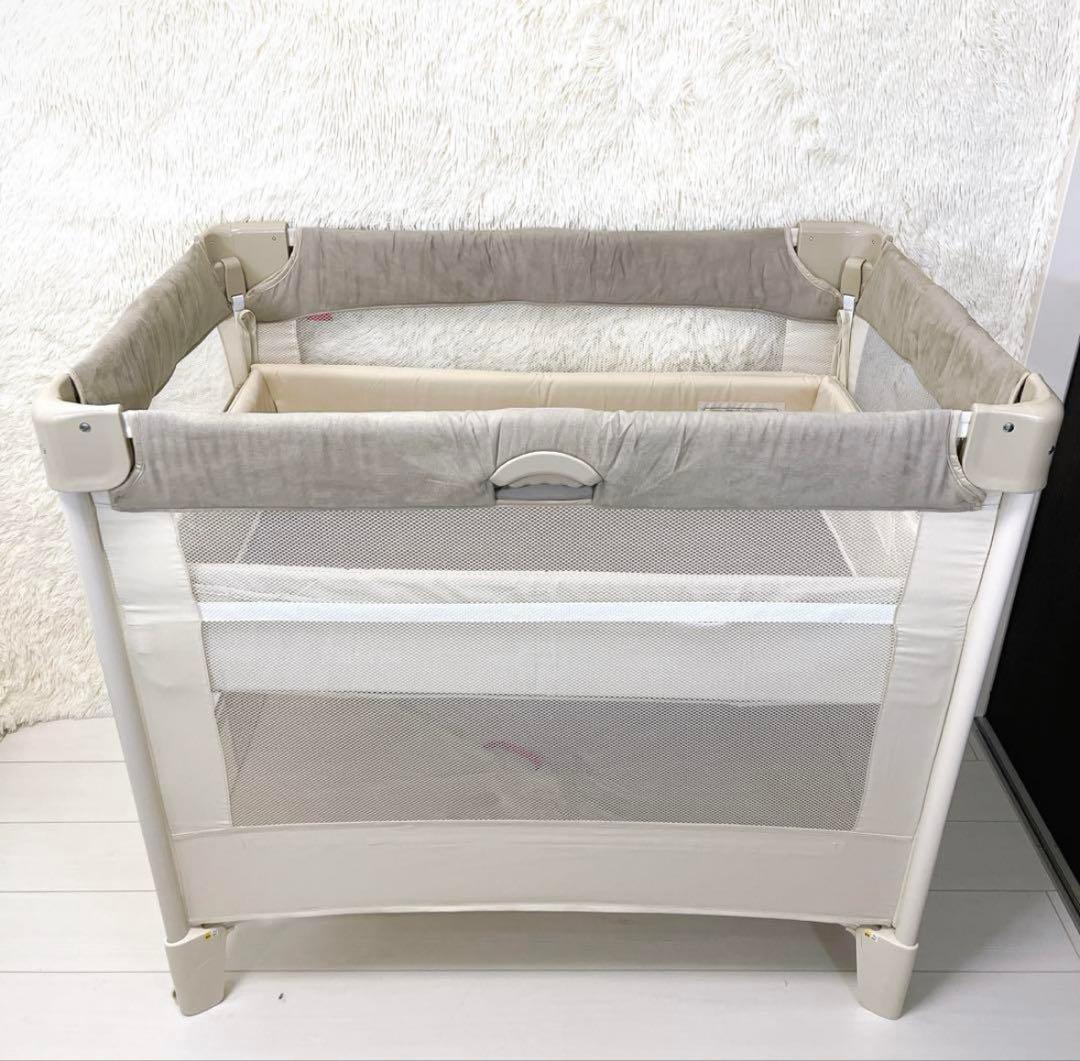 Aprica アップリカ　ベビーベッド　ココネルエアープラス　極美品