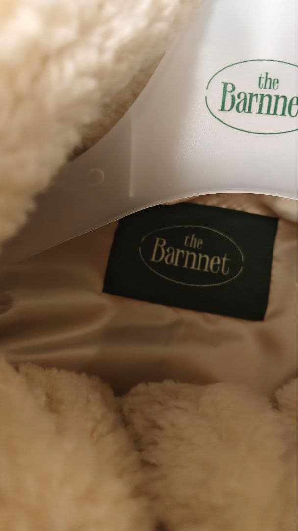 The Barnnet＊cropped eco shearling jacket