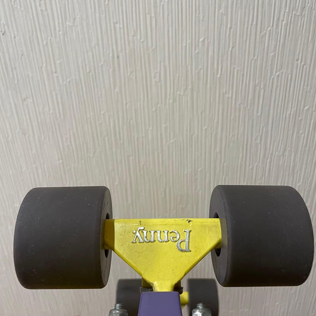 ペニースケートボード イエローxパープル　22インチ