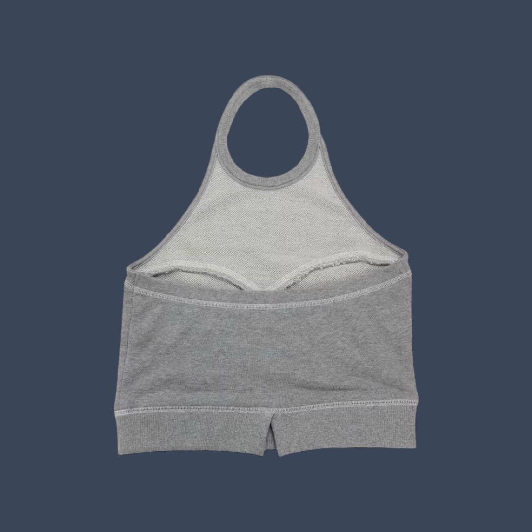 JUN MIKAMI スウェット ホルターネック グレー