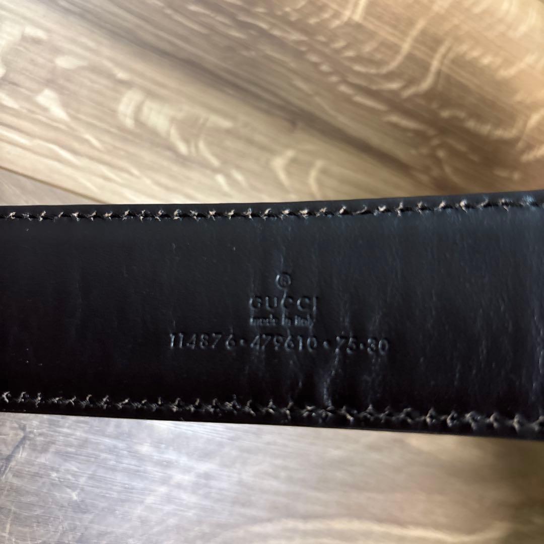 【週末限定値下げ】GUCCI ブラウンレザー GGロゴベルト